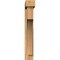 Ekena Millwork Westlake Block Rough Sawn Bracket w/ Offset Brace, Western Red Cedar, 6"W x 28"D x 40"H BKT0604X28X40WTL05RWR - alternate 4